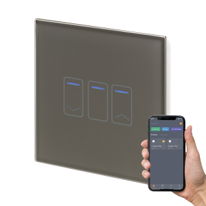 Crystal+ Touch Dimmer WIFI Switch 1G - Grey